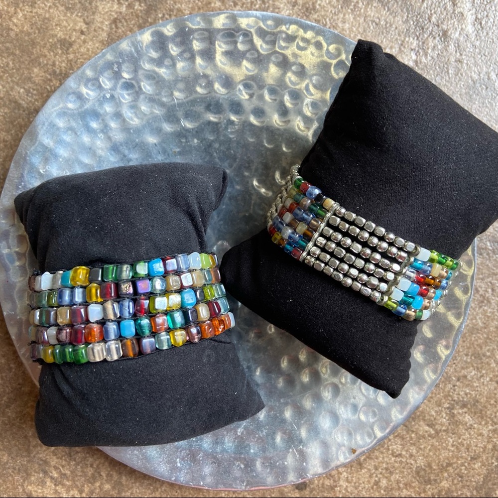 2 - Colorful Beaded Bracelets - Picture 2 of 8